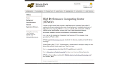 Desktop Screenshot of hipecc.wichita.edu
