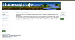 Desktop Screenshot of ninnescahlife.wichita.edu