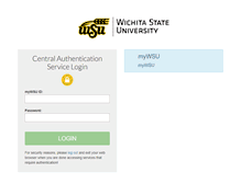 Tablet Screenshot of mywsu.wichita.edu