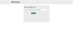 Desktop Screenshot of panopto.wichita.edu